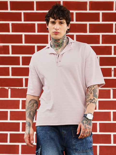 Hooked Coil-Tactile Cuban Polo T-Shirt