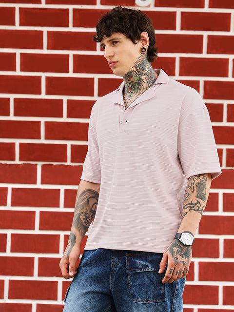 Hooked Coil-Tactile Cuban Polo T-Shirt