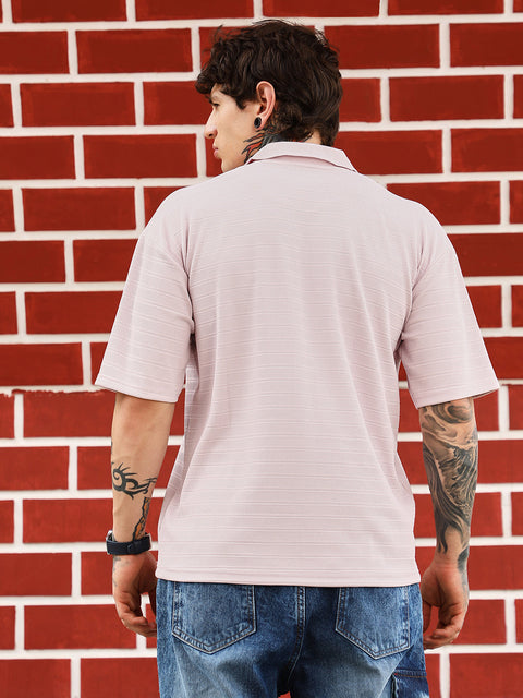 Hooked Coil-Tactile Cuban Polo T-Shirt
