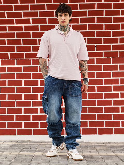 Hooked Coil-Tactile Cuban Polo T-Shirt