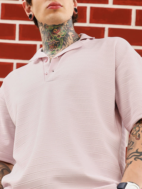 Hooked Coil-Tactile Cuban Polo T-Shirt