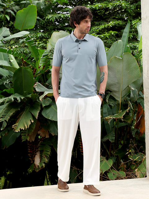 Just Be Seamless Knit Polo T-Shirt