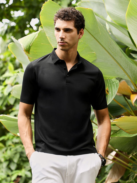 Just Be Seamless Knit Polo T-Shirt