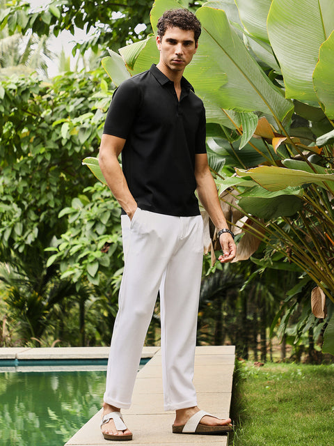 Just Be Seamless Knit Polo T-Shirt