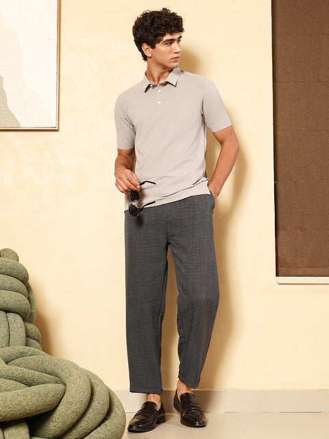OneKind Seamless Grid Polo T-Shirt