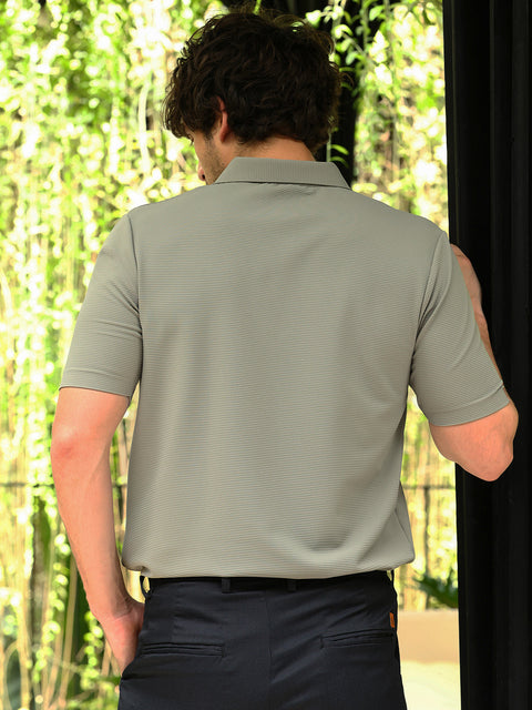 Iconic Everyday Seamless Lined Polo T-Shirt