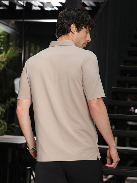 Iconic Everyday Seamless Lined Polo T-Shirt