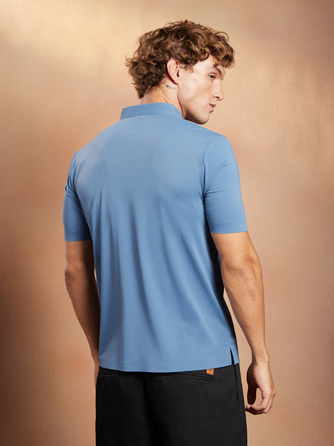 STARCAST Seamless Solid Polo T-Shirt
