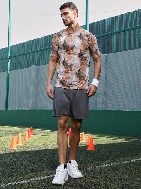 XYNG Blur-Imprint Activewear T-Shirt