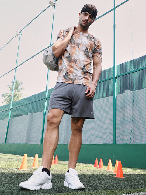 XYNG Blur-Imprint Activewear T-Shirt