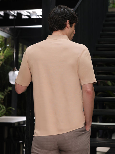 Iconic Everyday Seamless Ribbed Polo T-Shirt