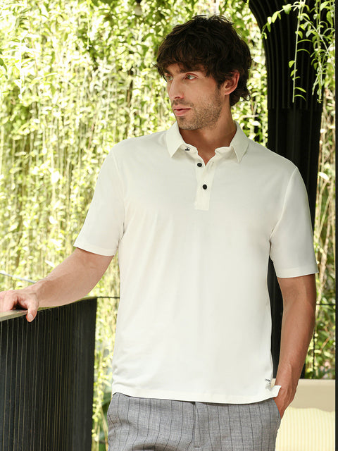 Iconic Everyday Seamless Touchgrain Polo T-Shirt