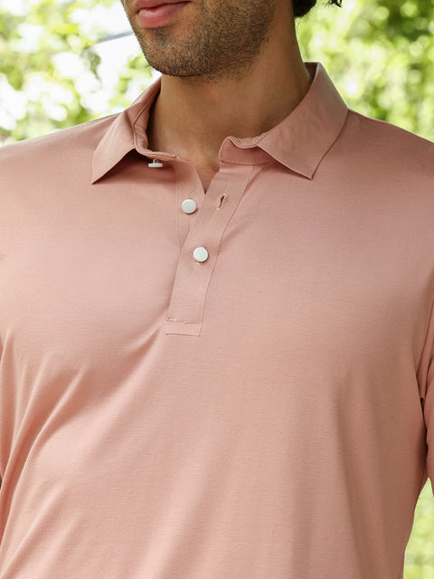 Iconic Everyday Seamless Ribbed Polo T-Shirt