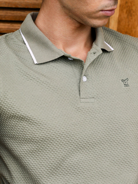 Chaos Dot-Tactile Polo T-Shirt