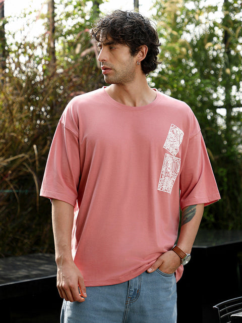 Runway Gods Animal-Farm Imprint Oversized T-Shirt