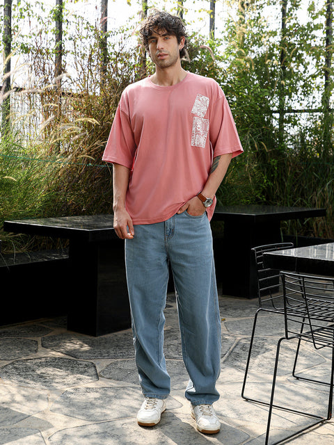 Runway Gods Animal-Farm Imprint Oversized T-Shirt