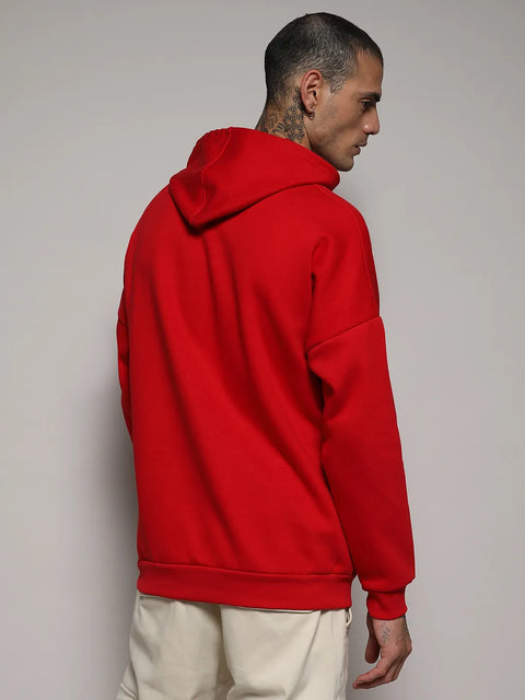 Just Be Oversized Basic Hoodie With Kangaroo Pocket