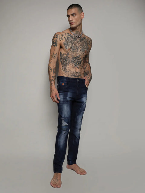 Just Be Distressed Denim Jeans