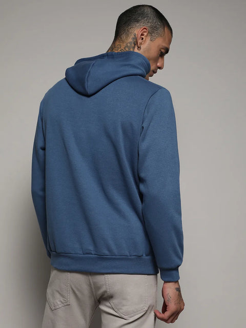 CTRL CLUB Pullover Hoodie With Contrast Drawstring