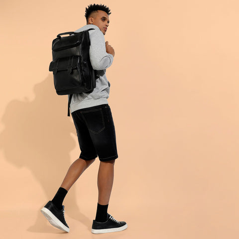 CAHOOT Men's The On-The-Go Backpack - Jet Black