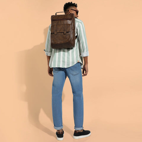 CAHOOT Men's The On-The-Go Backpack - Pecan Brown