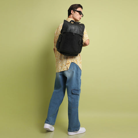 CAHOOT Men's The Trekker Backpack - Grease Black
