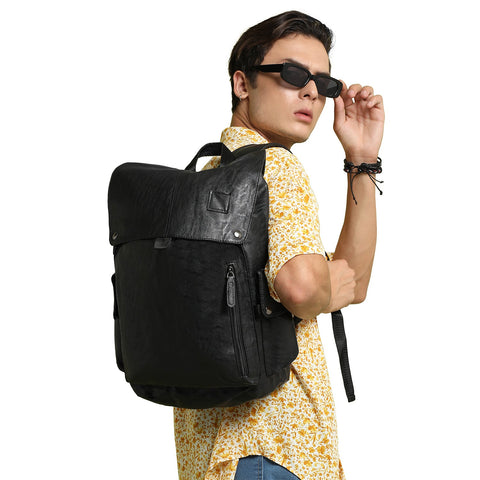 CAHOOT Men's The Trekker Backpack - Grease Black