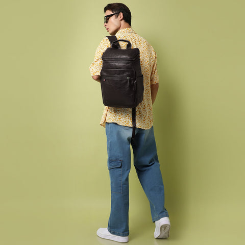 CAHOOT Men's The Expedition Backpack - Mocha Brown