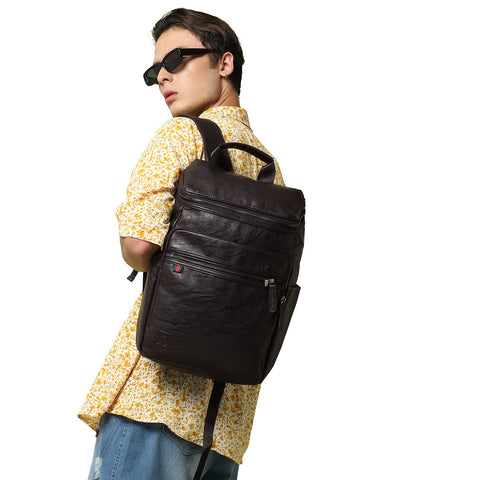 CAHOOT Men's The Expedition Backpack - Mocha Brown