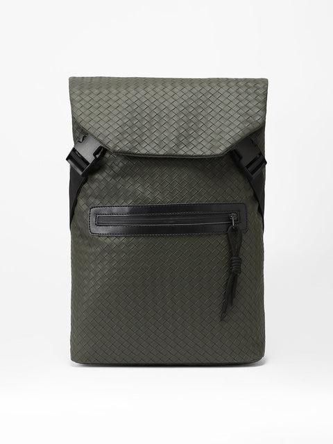 CAHOOT Men's The Basket Weave Backpack - Army Green