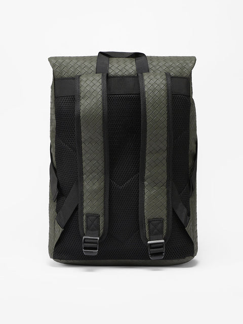 CAHOOT Men's The Basket Weave Backpack - Army Green