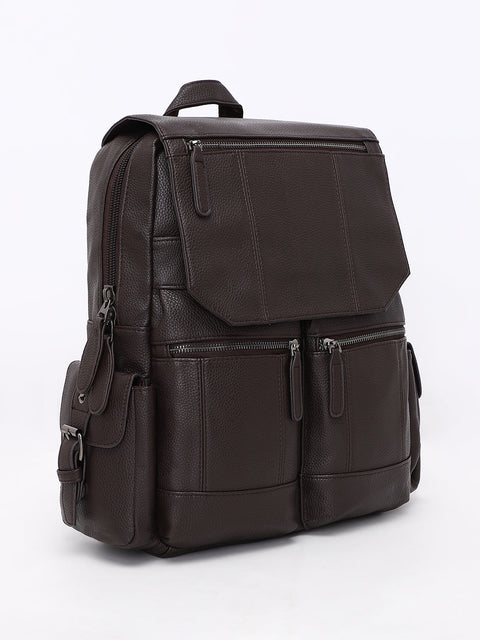 CAHOOT Men's The City Trek Backpack - Coffee Brown
