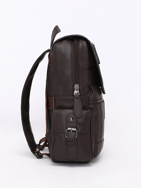 CAHOOT Men's The City Trek Backpack - Coffee Brown