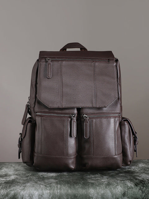 CAHOOT Men's The City Trek Backpack - Coffee Brown