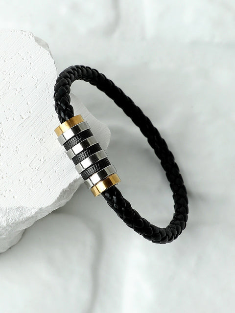 Chaos - The Braided Leather Bracelet