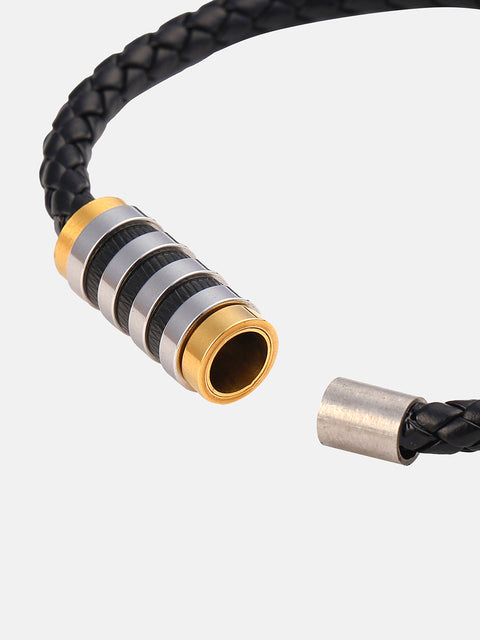 Chaos - The Braided Leather Bracelet