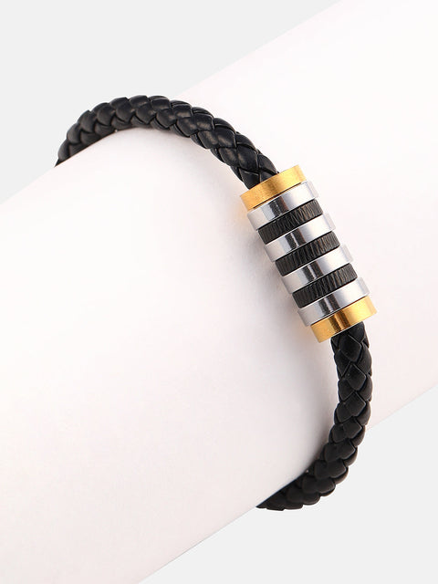 Chaos - The Braided Leather Bracelet
