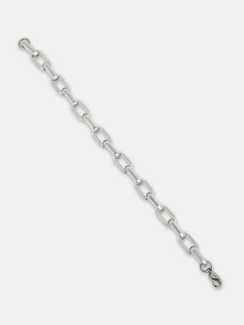 Chaos - The Industrial Link Bracelet - Metallic Silver