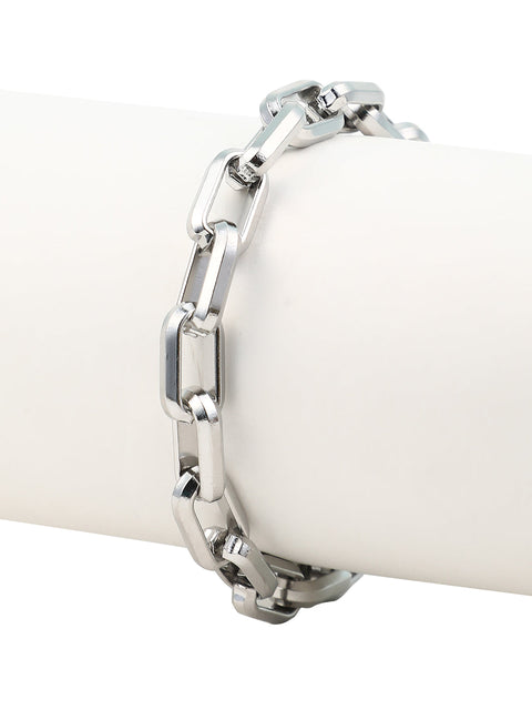 Chaos - The Industrial Link Bracelet - Metallic Silver