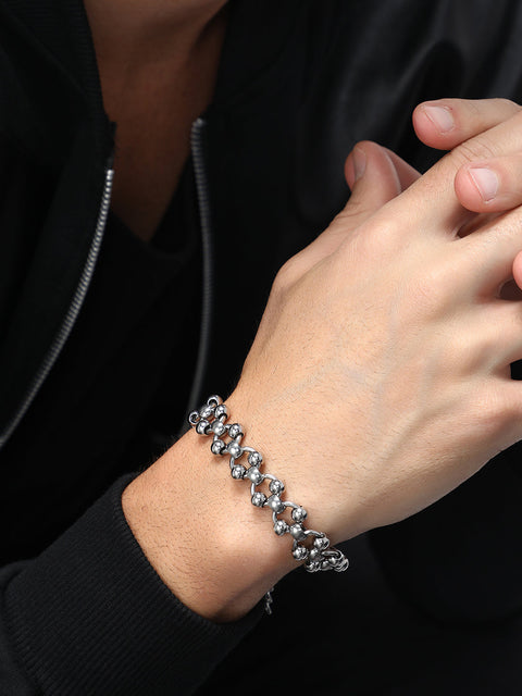 Chaos - The Astro Link Bracelet - Metallic Silver