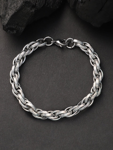 Chaos - The Intertwine Link Bracelet - Metallic Silver