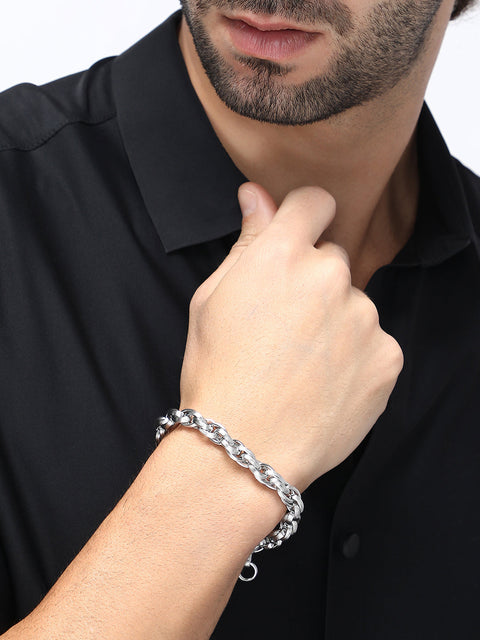 Chaos - The Intertwine Link Bracelet - Metallic Silver