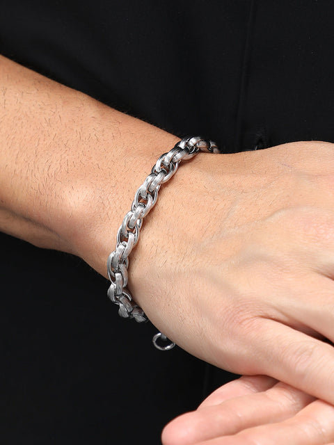 Chaos - The Intertwine Link Bracelet - Metallic Silver