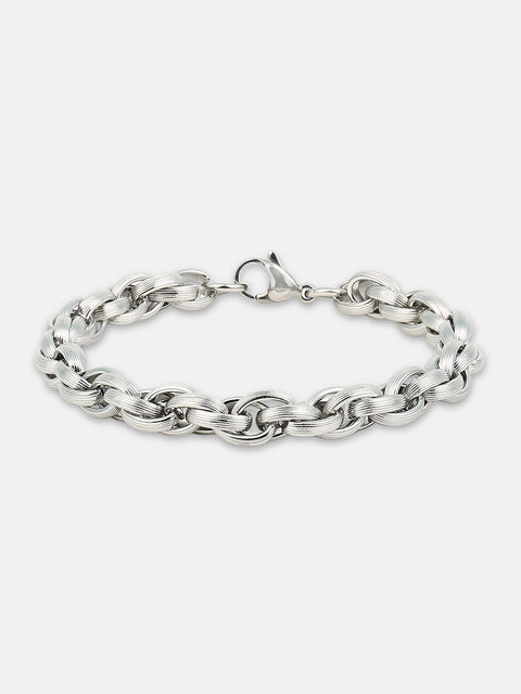 Chaos - The Intertwine Link Bracelet - Metallic Silver