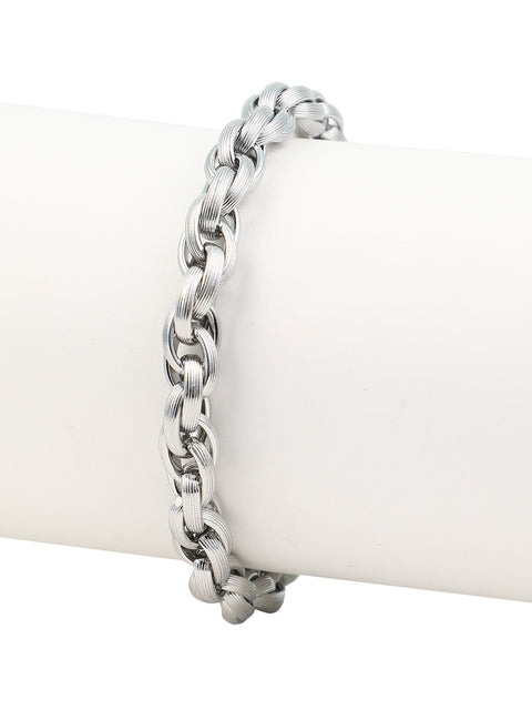 Chaos - The Intertwine Link Bracelet - Metallic Silver