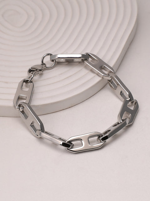 Chaos - The Gear Chain Bracelet - Metallic Silver