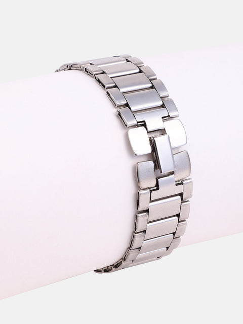 Chaos - The Bow H-Link Chain Bracelet - Metallic Silver