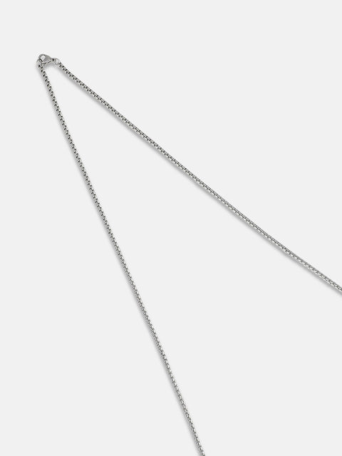 Chaos - Robot Pendant Necklace - Silver