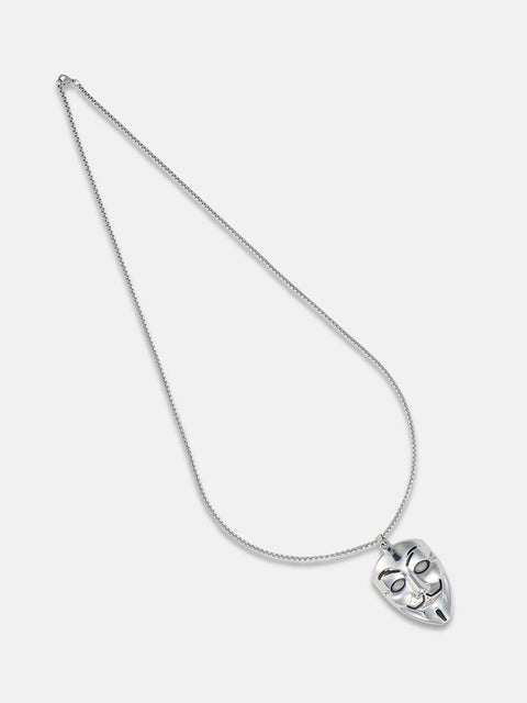Chaos - V For Vendetta Pendant Necklace - Silver
