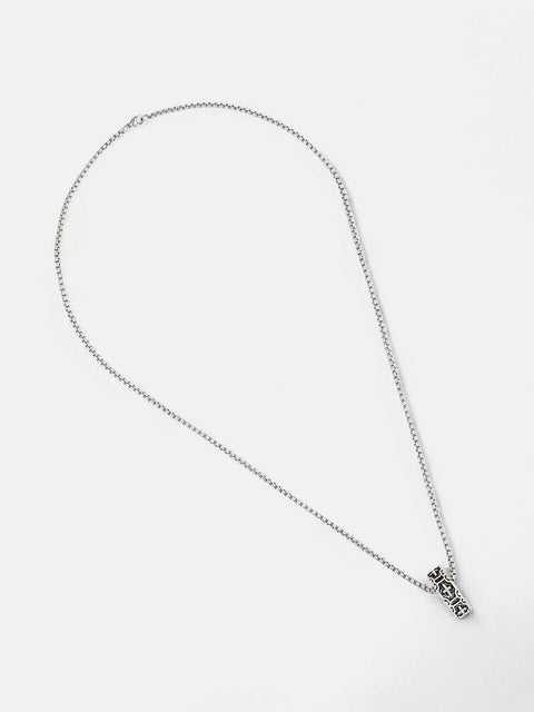 Chaos - The Imperial Crucifix Pendant Necklace - Metallic Silver